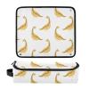linqin Yellow Dinosaur Hair Tool Travel Bag for Women with Heat-Resistant Mat view 3