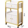 Salon Storage Cart with Drawer and Cabinet view 2