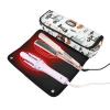 Hand-Drawn Trucks Hair Tool Travel Bag with Heat-Resistant Mat view 2