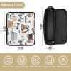 Hand-Drawn Trucks Hair Tool Travel Bag with Heat-Resistant Mat view 4