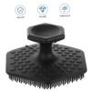 Black Portable Manual Silicone Facial Cleansing Brush view 3