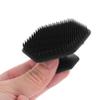 Black Portable Manual Silicone Facial Cleansing Brush view 4