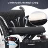 Lightweight Aluminum Sport Wheelchair with Hand Brakes and Quick-Release Rear Wheels (40 cm/15.7 in, Soft Backrest) view 3