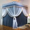 ILNCQLPM Bed Tent and European Double-Layer Lace Bed Canopy, Color: A5, Size view 2