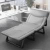 Portable Folding Single Bed Frame with Space-Saving Folding Design view 2