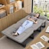 Portable Folding Single Bed Frame with Space-Saving Folding Design view 3