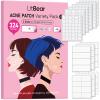 LitBear 324 Large Acne Patches, 5 Sizes, Hydrocolloid view 1