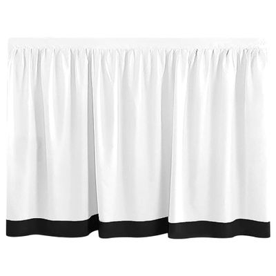 ILNCQLPM Massage Bed Skirt, 36-Inch Drop, Wrinkle-Resistant, Ruffled, Soft and Breathable White Bed Skirt for Dorm Beds, Elastic, Machine Washable, Complete