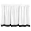 ILNCQLPM Massage Bed Skirt, 36-Inch Drop, Wrinkle-Resistant, Ruffled, Soft and Breathable White Bed Skirt for Dorm Beds, Elastic, Machine Washable, Complete view 1