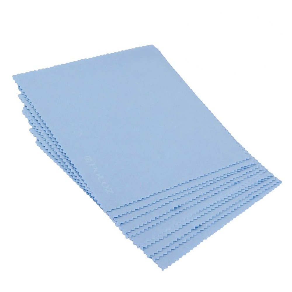 50-Piece Microfiber Eyeglass Cleaning Cloths for Jewelry and Glasses
