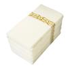 Baluue 50 Paper Napkins with Cutlery Pocket, Fabric-Look view 1
