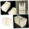 Baluue 50 Paper Napkins with Cutlery Pocket, Fabric-Look view 4