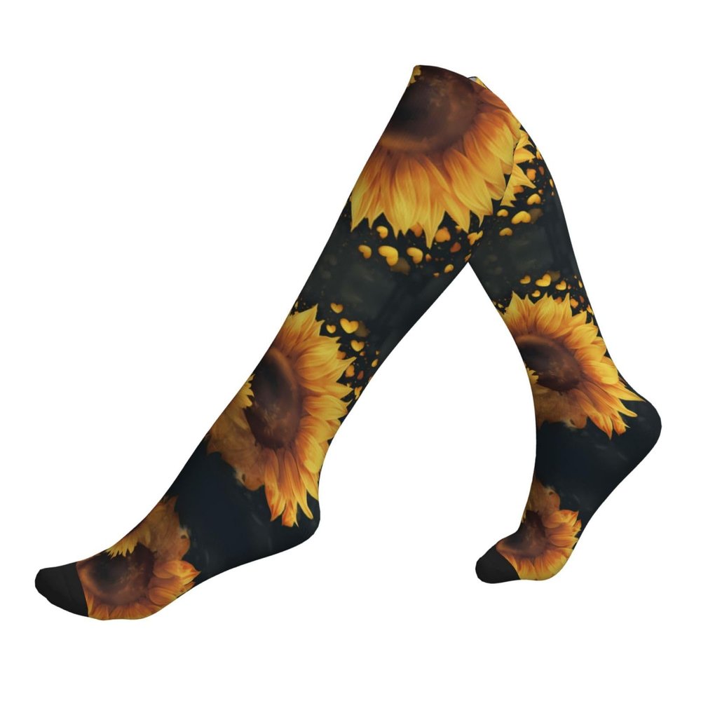 Jaywis Butterfly and Sunflower Compression Socks for Women and Men, 15–20 mmHg