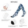 Jaywis Blue Hibiscus 15–20 mmHg Compression Socks for Women and Men view 2