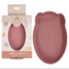 DORON & CHARLIE Silicone Suction Bowl for Babies, Pink, Microwave- and Dishwasher-Safe, 6+ Months view 1