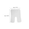 Split Face Towels, Coral Fleece, White, for Treatments view 2