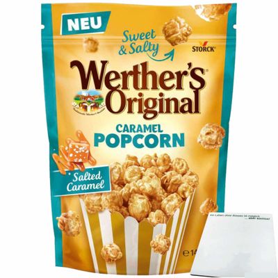 usy Bundle: Werther's Original Salted Caramel Popcorn (140 g bag) + usy Block