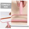 Baluue Manual Lint Remover for Clothing and Carpets, Double-Sided Plastic Fabric Scraper, Portable, Reusable, Pink view 3