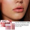 Lip Liner and Lipstick Set, 6 Lip Liners + 6 Lipsticks view 3