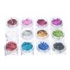 Healeved 1-Set Glitter Heart-Shaped Nail Art Sequins for Nail Art and Eye Makeup view 1