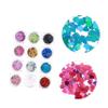 Healeved 1-Set Glitter Heart-Shaped Nail Art Sequins for Nail Art and Eye Makeup view 4