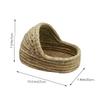 Happyyami Portable Hamster Straw Bed, Green, Halloween Party view 2