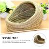 Happyyami Portable Hamster Straw Bed, Green, Halloween Party view 4