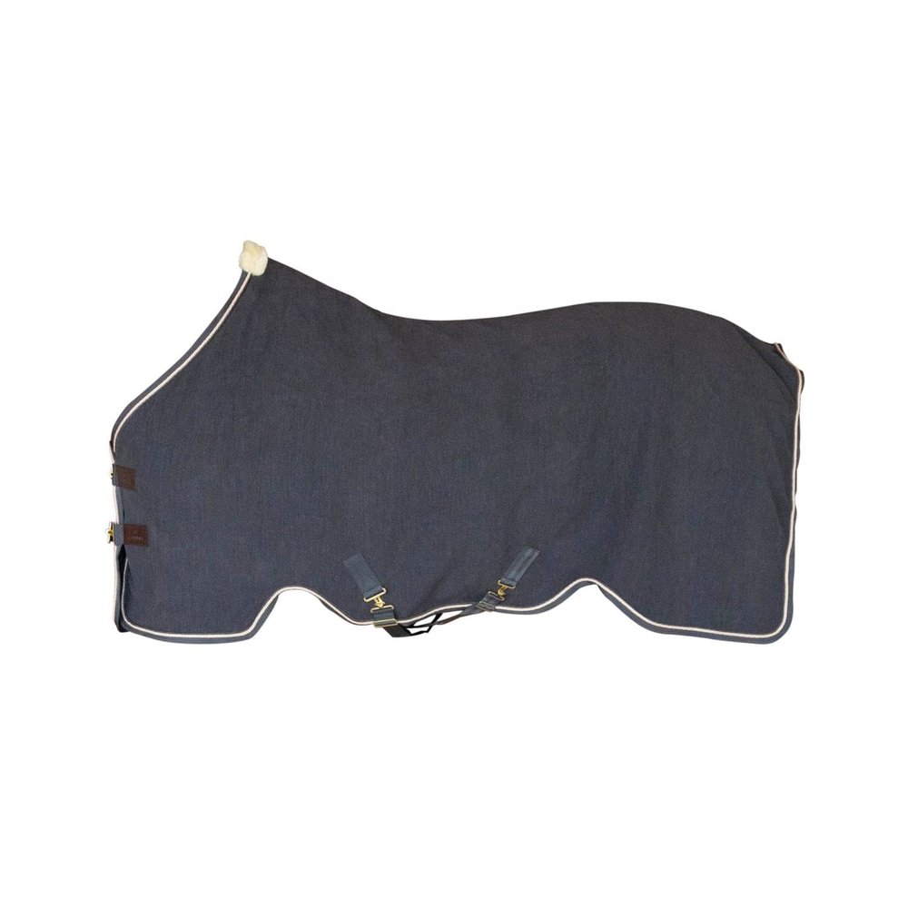 Kentucky Vegan Wool Cooler Rug, Gray, 165 cm / 7'3"
