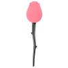 Healeved Rose-Shaped Liquid Foundation Brush with Lid view 1