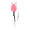 Healeved Rose-Shaped Liquid Foundation Brush with Lid view 2