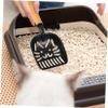 SWOOMEY Reusable Cat Litter Scoop with Long Stainless Steel, Wood-Effect Handle and Sieve view 4