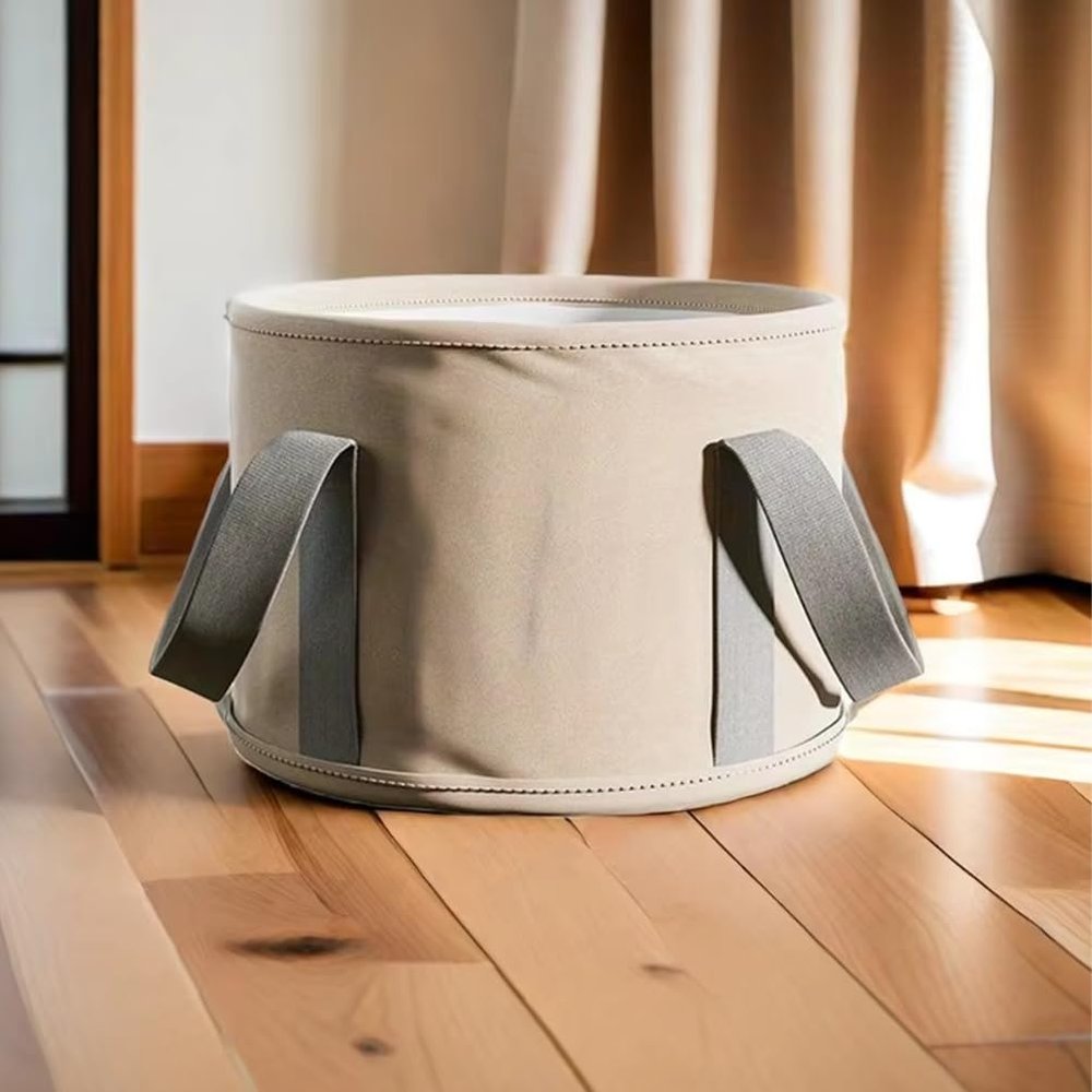 Collapsible Foot Soaking Bucket with Handles