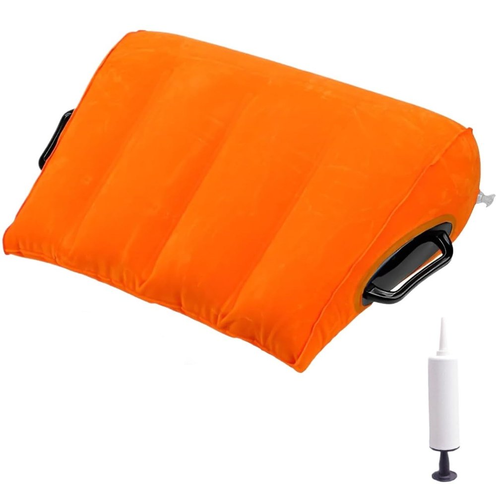 Fuqmie Pillow - Portable Inflatable Cushion (Orange)