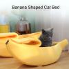 BAOFUYA Cute Yellow Banana Cat Bed (XL) view 4