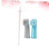 Happyyami 4-Pack Plastic Finger Toothbrushes for Pets with Double Brush Heads, Easy to Clean, for Dogs and Cats view 2