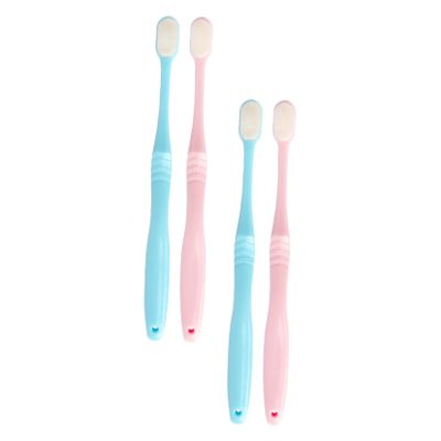 Pack of Soft Toothbrushes for Adults with PP Handles