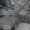 Rusopobe Windproof Warm Full-Body Wheelchair Blanket with Hood, Plush-Lined Poncho for Adults Under 175 cm view 2