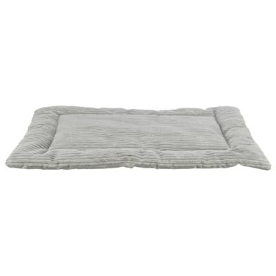 Trixie Jonna Ribbed Velvet Mat, Gray, 90 x 65 cm (450501)
