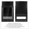 Extra-Large Dog Door with Soft, Transparent Magnetic Flap and Snap Closure, Ideal for Interior and Exterior Doors, Black (XL) view 4