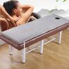 Spa Table Mattress Pad with Removable Cover and Face Hole, Non-Slip, Plush, Pink, 6 cm Thick, 75 x 190 cm view 1