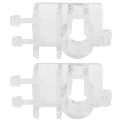 Tnfeeon 2-Pack Transparent Acrylic Aquarium Tube Holder