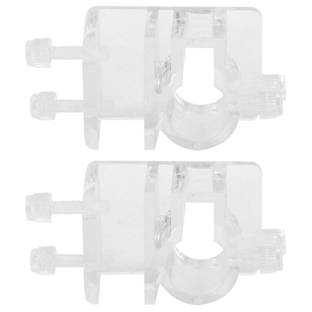 Tnfeeon 2-Pack Transparent Acrylic Aquarium Tube Holder