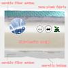 Foam Mattress Pad with Elastic Straps and Breathing Hole, Gray, 60 x 180 cm, 3 cm view 3