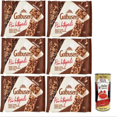Italian Gourmet Pi Integrali Whole-Grain Crackers with Sesame, Chia & Poppy Seeds, 6 x 380 g