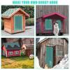 Replacement flaps for dog doors, transparent strip for cat house view 3