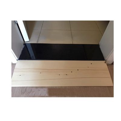 Solid Wood Threshold Ramps, Portable Lightweight Curb Ramp Set, 13.5 x 70 x 4 cm