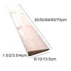 Solid Wood Threshold Ramps, Portable Lightweight Curb Ramp Set, 13.5 x 70 x 4 cm view 3