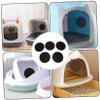 TOGEVAL Cat Litter Box Replacement Filter with Activated Charcoal view 4