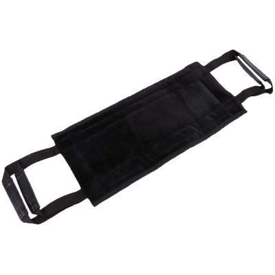 ZGYOZMNG Support Belt for Standing and Walking, Patient Transfer Gait Belt (Black)