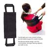 ZGYOZMNG Support Belt for Standing and Walking, Patient Transfer Gait Belt (Black) view 4